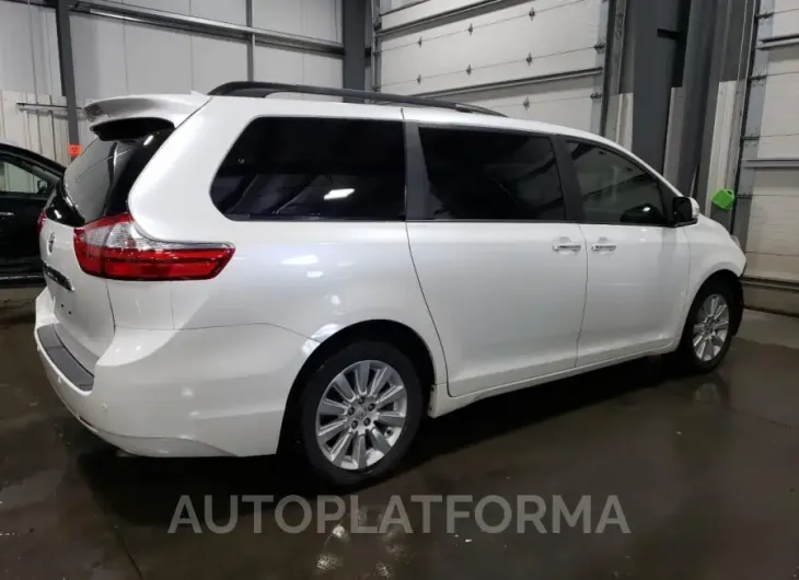 TOYOTA SIENNA XLE 2015 vin 5TDDK3DC2FS113679 from auto auction Copart