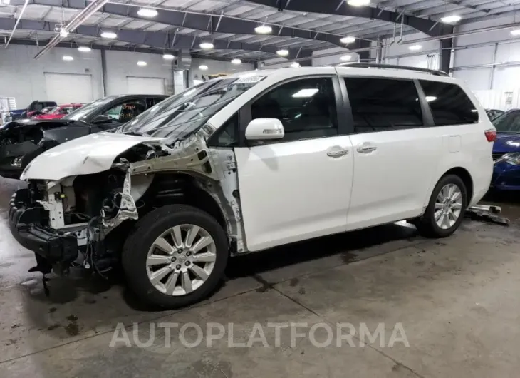 TOYOTA SIENNA XLE 2015 vin 5TDDK3DC2FS113679 from auto auction Copart