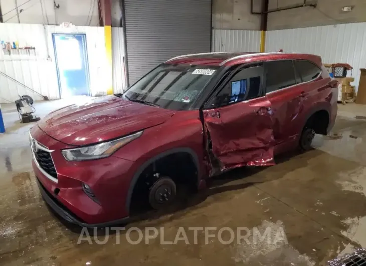 TOYOTA HIGHLANDER 2020 vin 5TDGZRAH1LS510839 from auto auction Copart