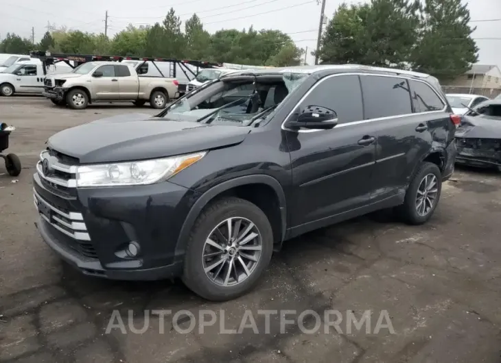 TOYOTA HIGHLANDER 2019 vin 5TDJZRFH0KS576036 from auto auction Copart