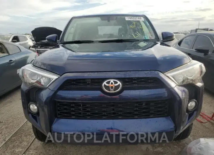 TOYOTA 4RUNNER SR 2017 vin JTEBU5JR0H5464990 from auto auction Copart