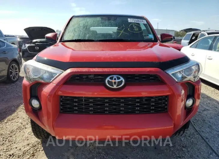 TOYOTA 4RUNNER SR 2019 vin JTEZU5JR9K5191845 from auto auction Copart