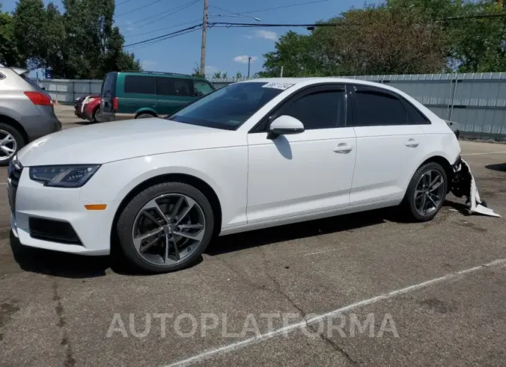 AUDI A4 PREMIUM 2019 vin WAUGMAF46KN017598 from auto auction Copart