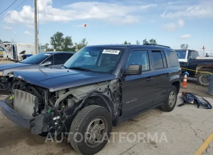 JEEP PATRIOT SP 2017 vin 1C4NJPBA6HD137658 from auto auction Copart