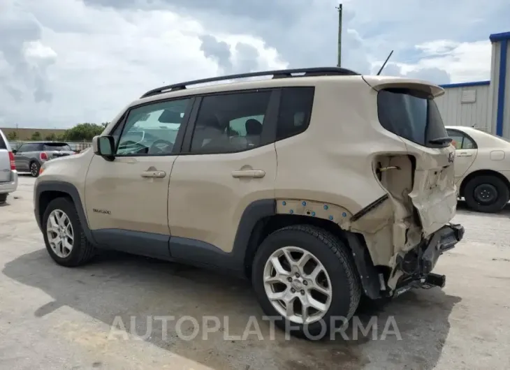 JEEP RENEGADE L 2016 vin ZACCJABT2GPD53397 from auto auction Copart