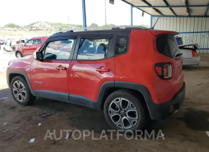 JEEP RENEGADE L 2016 vin ZACCJADT9GPC49941 from auto auction Copart