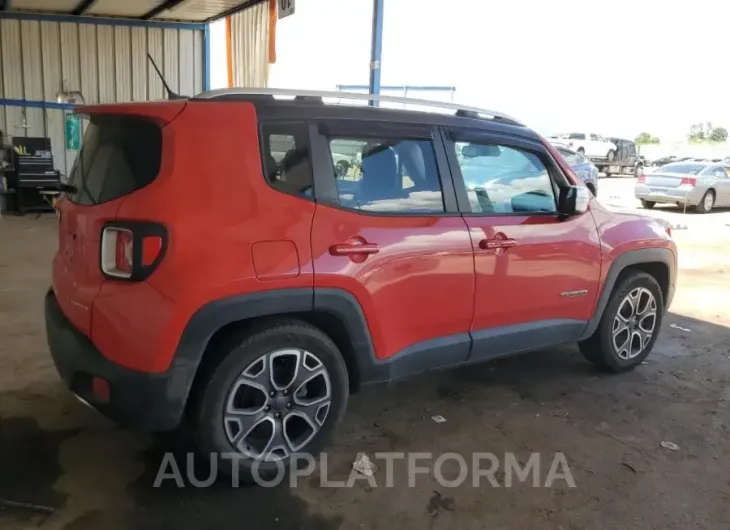 JEEP RENEGADE L 2016 vin ZACCJADT9GPC49941 from auto auction Copart