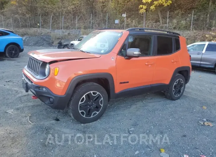 JEEP RENEGADE T 2016 vin ZACCJBCT8GPD22921 from auto auction Copart