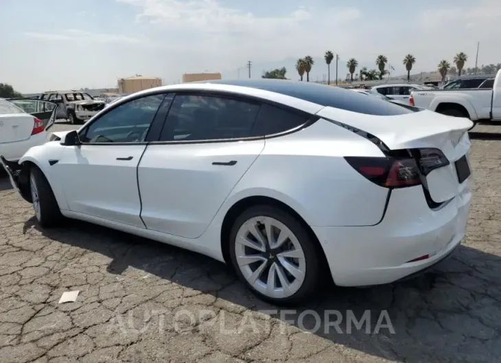 TESLA MODEL 3 2022 vin 5YJ3E1EBXNF197346 from auto auction Copart