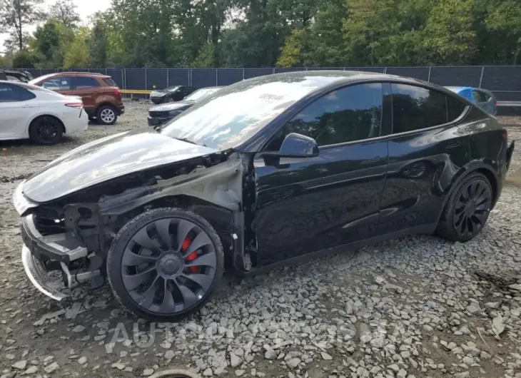 TESLA MODEL Y 2022 vin 7SAYGDEF1NF516446 from auto auction Copart