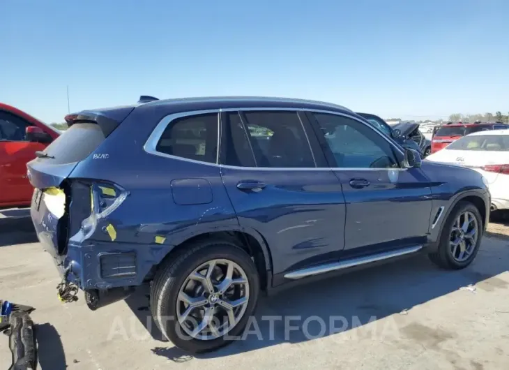 BMW X3 SDRIVE3 2022 vin 5UX43DP05N9K82658 from auto auction Copart