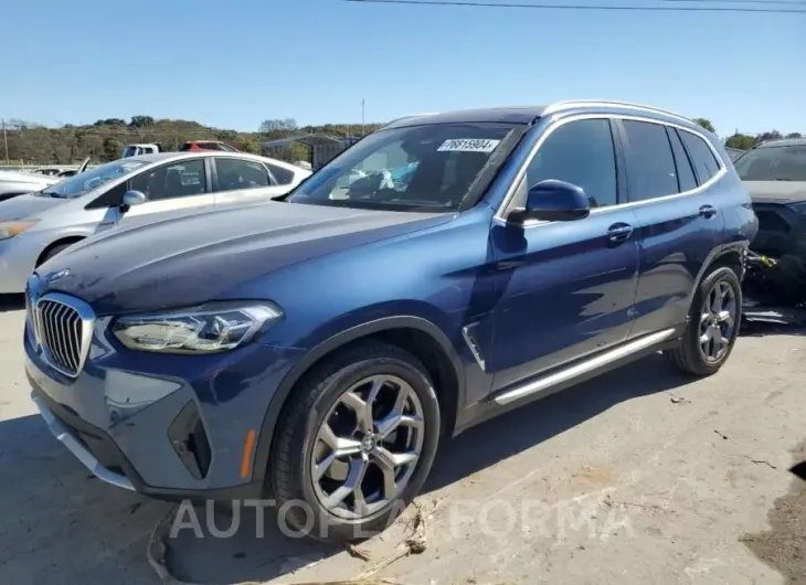 BMW X3 SDRIVE3 2022 vin 5UX43DP05N9K82658 from auto auction Copart