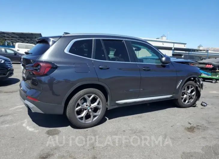 BMW X3 SDRIVE3 2022 vin 5UX43DP06N9J91012 from auto auction Copart