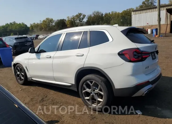 BMW X3 XDRIVE3 2022 vin 5UX53DP07N9L96844 from auto auction Copart