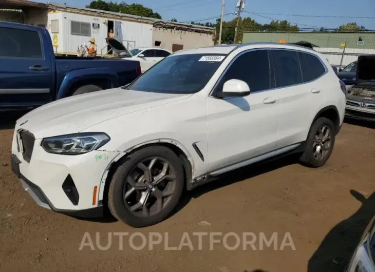 BMW X3 XDRIVE3 2022 vin 5UX53DP07N9L96844 from auto auction Copart