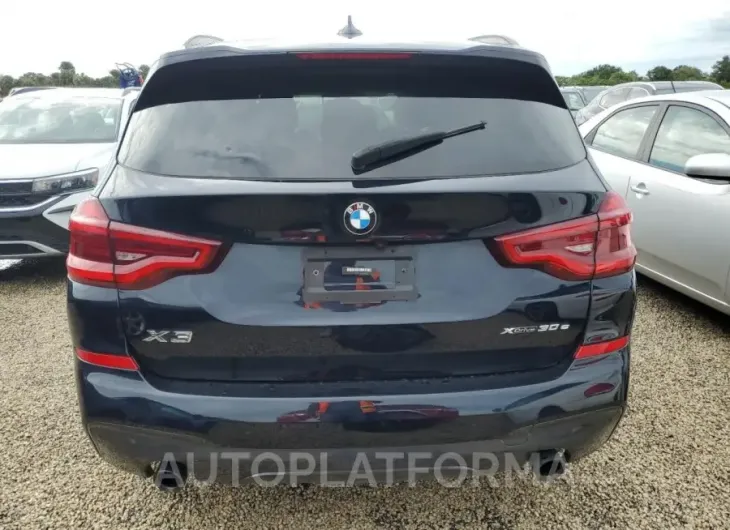 BMW X3 XDRIVE3 2021 vin 5UXTS1C08M9H72824 from auto auction Copart