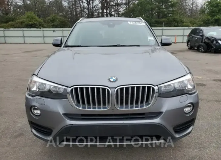 BMW X3 XDRIVE2 2017 vin 5UXWX9C32H0W67081 from auto auction Copart