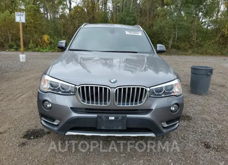 BMW X3 XDRIVE2 2017 vin 5UXWX9C34H0W67132 from auto auction Copart