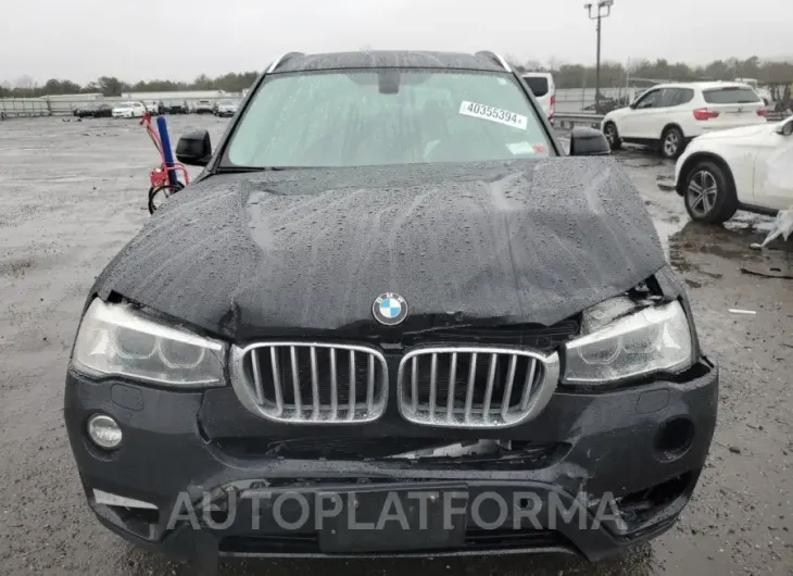 BMW X3 XDRIVE2 2016 vin 5UXWX9C51G0D69186 from auto auction Copart