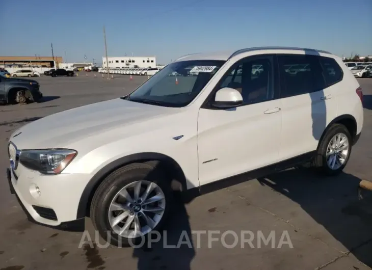 BMW X3 SDRIVE2 2015 vin 5UXWZ7C54F0M82561 from auto auction Copart