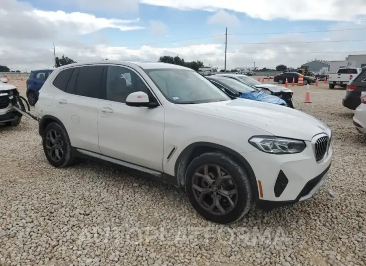 BMW X3 XDRIVE3 2022 vin WBX57DP04NN184225 from auto auction Copart