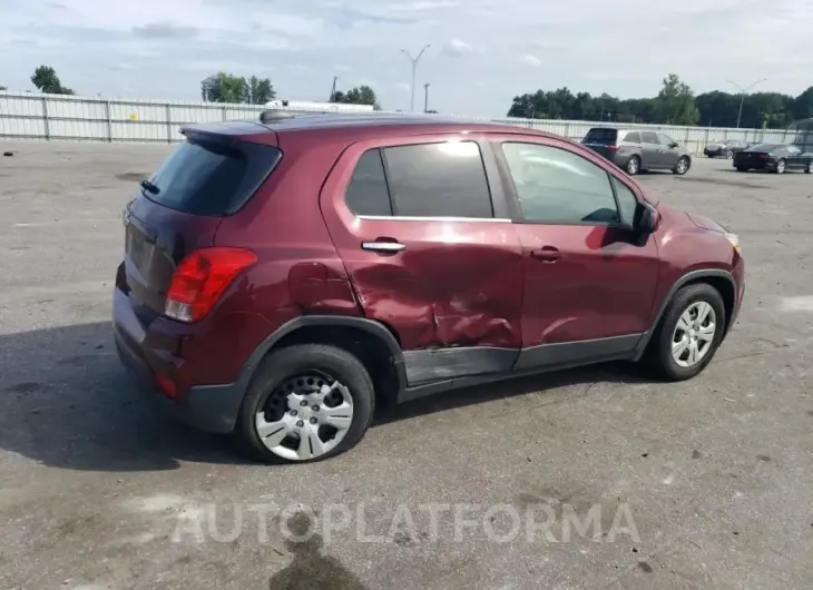 CHEVROLET TRAX LS 2017 vin 3GNCJKSB7HL272961 from auto auction Copart