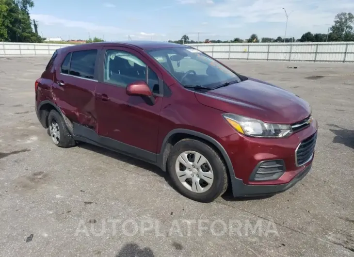 CHEVROLET TRAX LS 2017 vin 3GNCJKSB7HL272961 from auto auction Copart