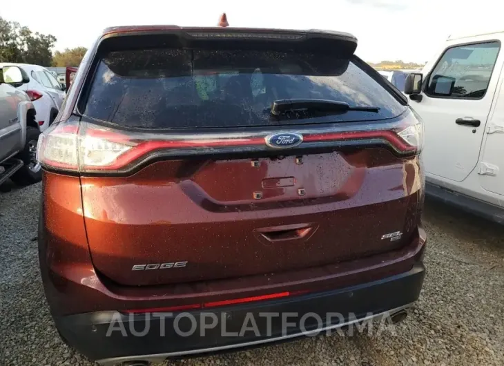 FORD EDGE SEL 2015 vin 2FMTK4J8XFBB37016 from auto auction Copart