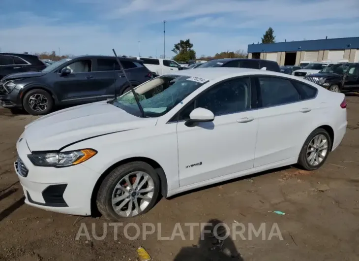 FORD FUSION SE 2019 vin 3FA6P0LU7KR167615 from auto auction Copart