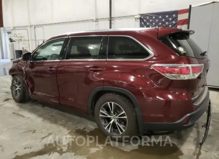 TOYOTA HIGHLANDER 2016 vin 5TDJKRFH7GS331598 from auto auction Copart