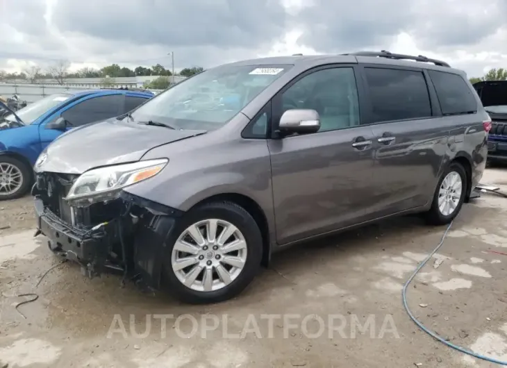 TOYOTA SIENNA XLE 2016 vin 5TDYK3DC5GS731646 from auto auction Copart