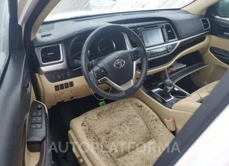 TOYOTA HIGHLANDER 2016 vin 5TDYKRFH8GS169334 from auto auction Copart