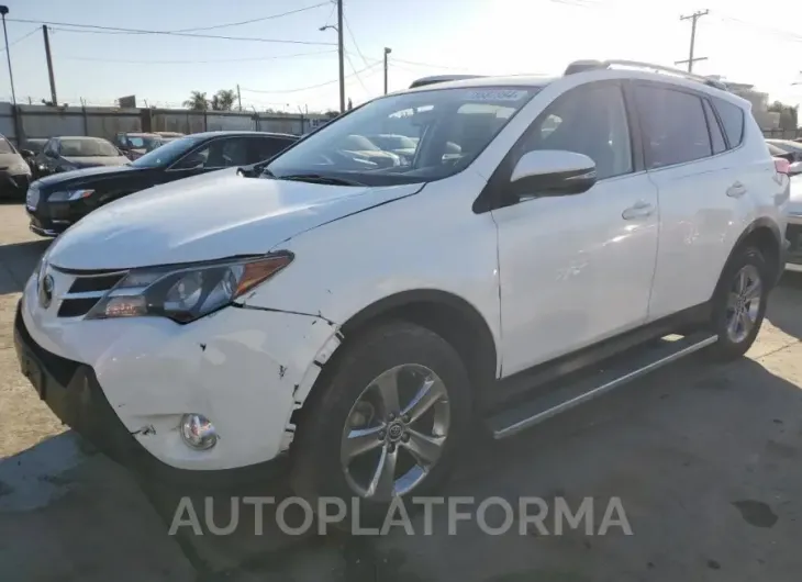 TOYOTA RAV4 XLE 2015 vin JTMWFREV0FJ042625 from auto auction Copart