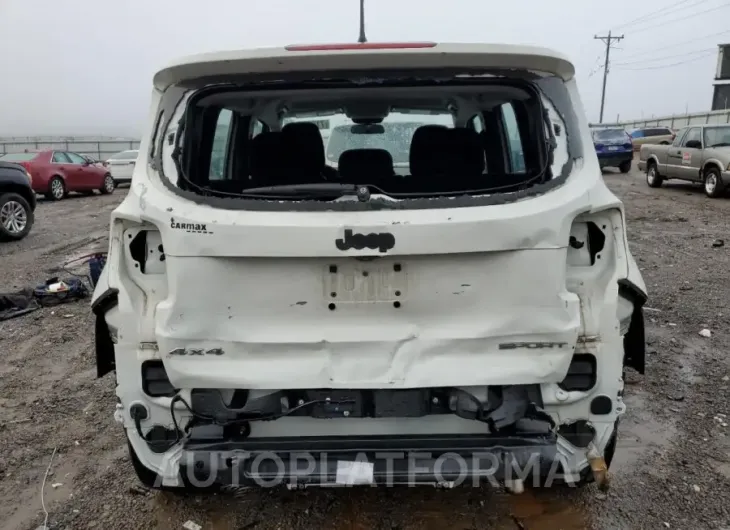 JEEP RENEGADE S 2017 vin ZACCJBAB6HPF99904 from auto auction Copart