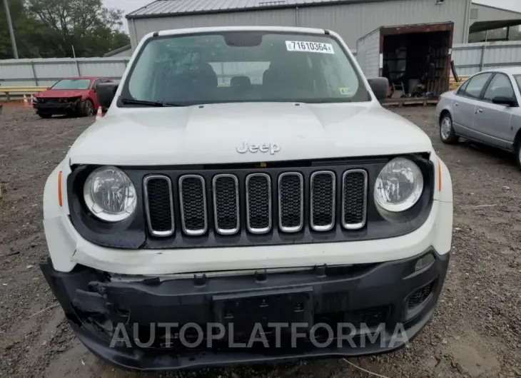 JEEP RENEGADE S 2017 vin ZACCJBAB6HPF99904 from auto auction Copart