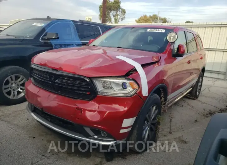 DODGE DURANGO SS 2018 vin 1C4RDJFG6JC225450 from auto auction Copart