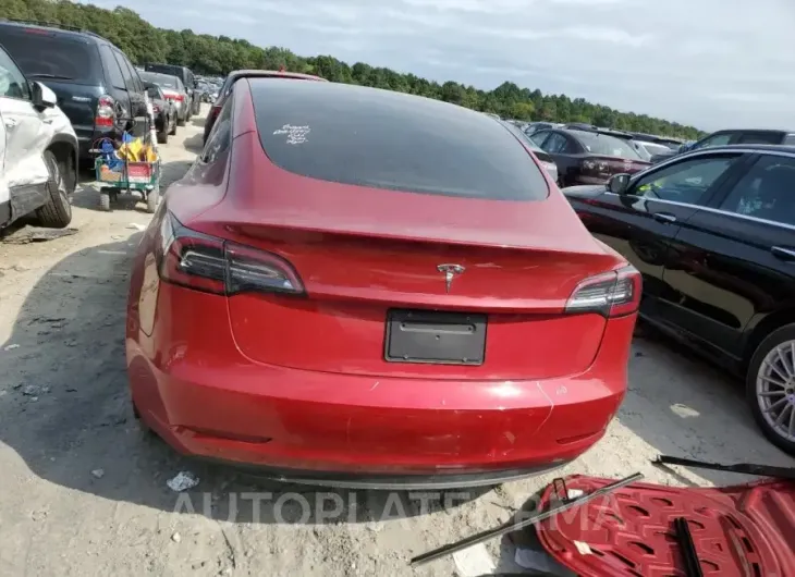 TESLA MODEL 3 2022 vin 5YJ3E1EA1NF188901 from auto auction Copart