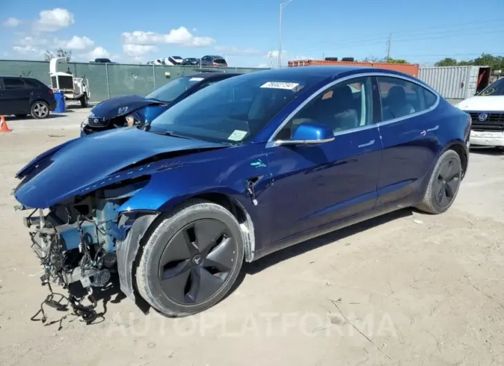 TESLA MODEL 3 2019 vin 5YJ3E1EA3KF299252 from auto auction Copart