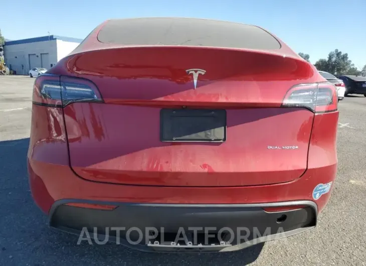 TESLA MODEL Y 2020 vin 5YJYGDEE2LF059535 from auto auction Copart