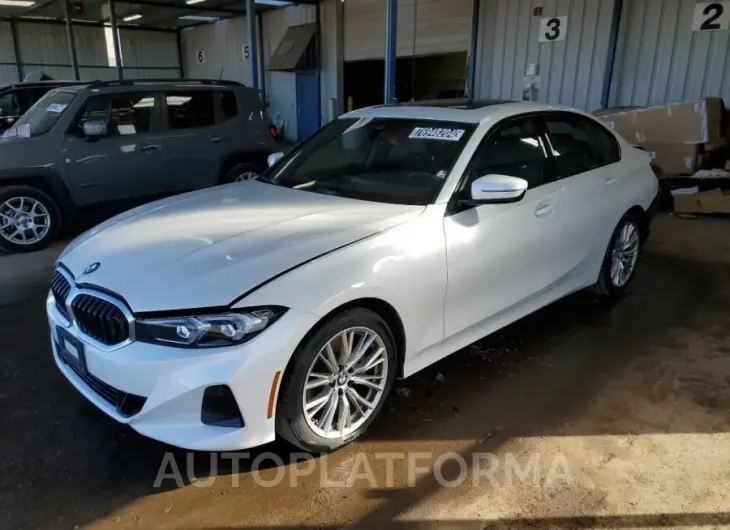 BMW 330I 2023 vin 3MW69FF06P8D56606 from auto auction Copart