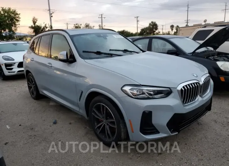 BMW X3 SDRIVE3 2022 vin 5UX43DP07N9M11984 from auto auction Copart