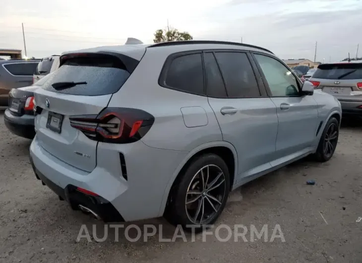 BMW X3 SDRIVE3 2022 vin 5UX43DP07N9M11984 from auto auction Copart