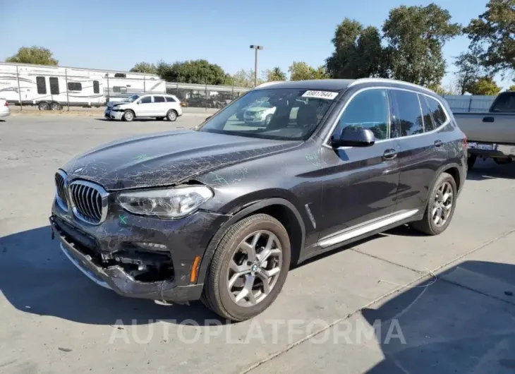 BMW X3 XDRIVE3 2021 vin 5UXTY5C03M9F13163 from auto auction Copart