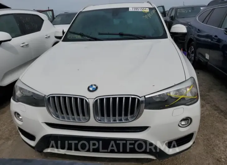 BMW X3 XDRIVE2 2017 vin 5UXWX9C58H0T13695 from auto auction Copart