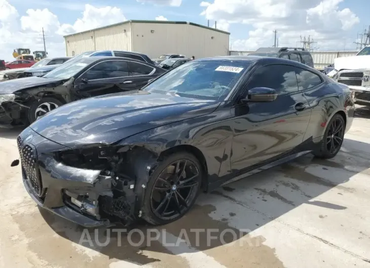 BMW 430I 2022 vin WBA53AP07NCK11496 from auto auction Copart