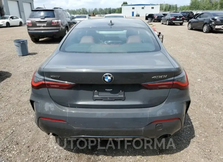 BMW 430XI 2022 vin WBA73AP00NCK00476 from auto auction Copart