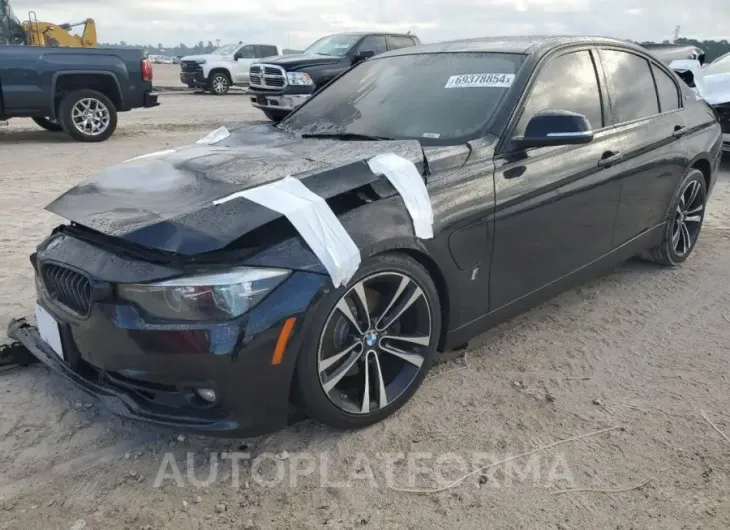 BMW 330E 2018 vin WBA8E1C5XJA758762 from auto auction Copart