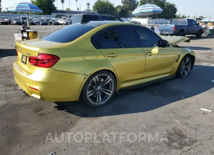 BMW M3 2017 vin WBS8M9C34H5G85776 from auto auction Copart