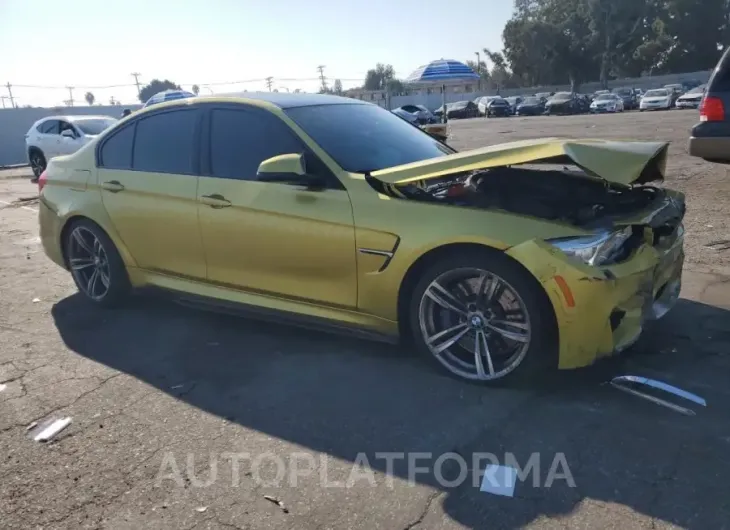 BMW M3 2017 vin WBS8M9C34H5G85776 from auto auction Copart