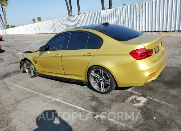 BMW M3 2017 vin WBS8M9C34H5G85776 from auto auction Copart